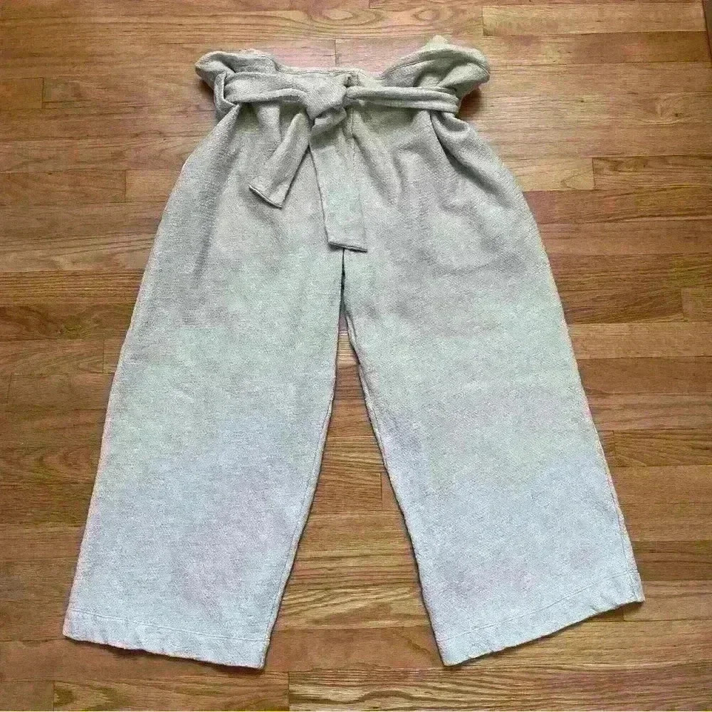Saint Holiday No Plans Pants Linen Wide Leg - Picture 4 of 15